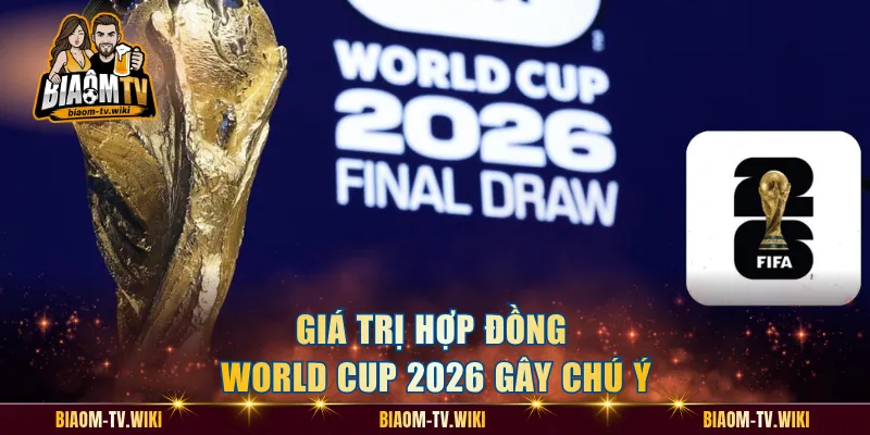 Giá trị hợp đồng World Cup 2026 gây chú ý